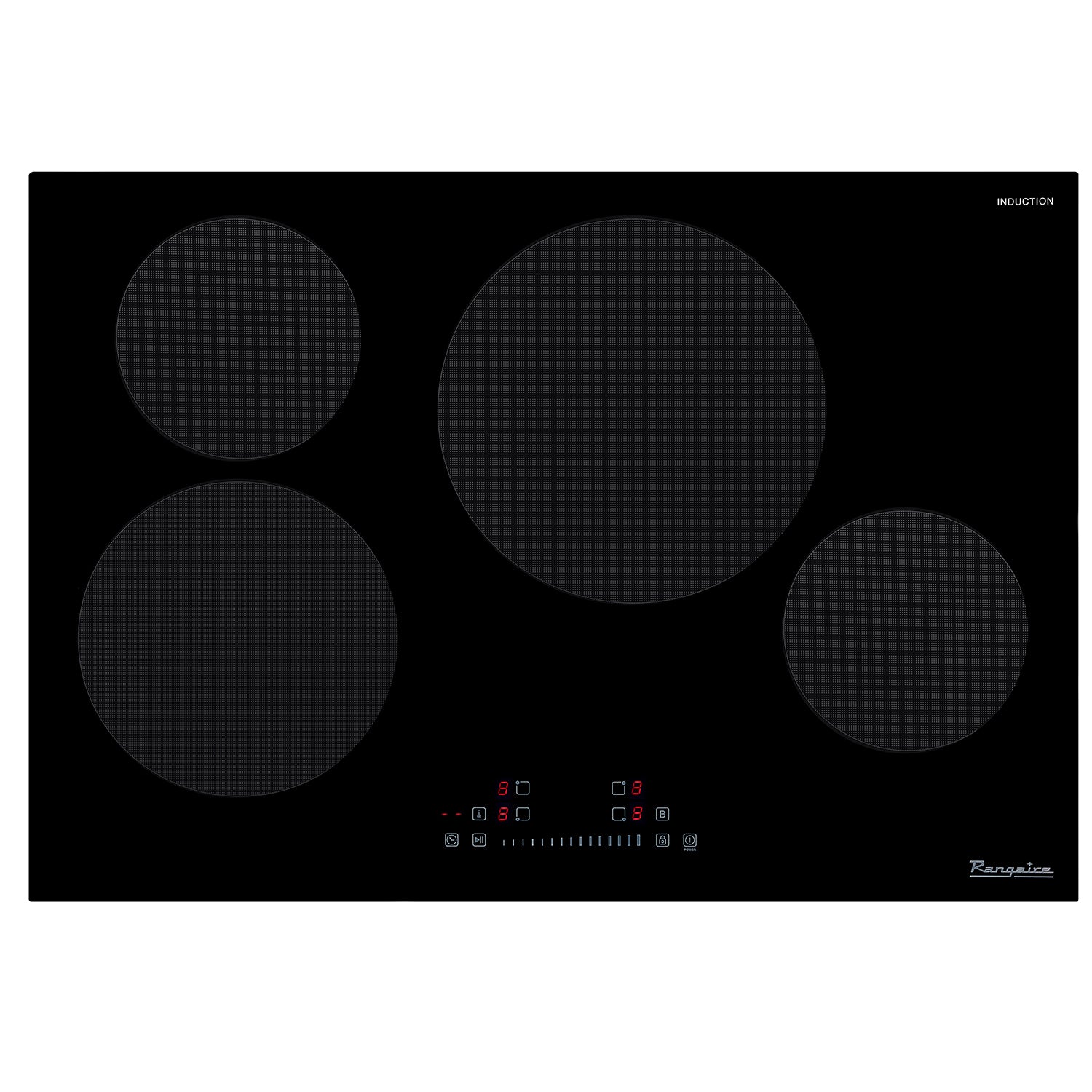 30 Inch Induction Cooktop Top View