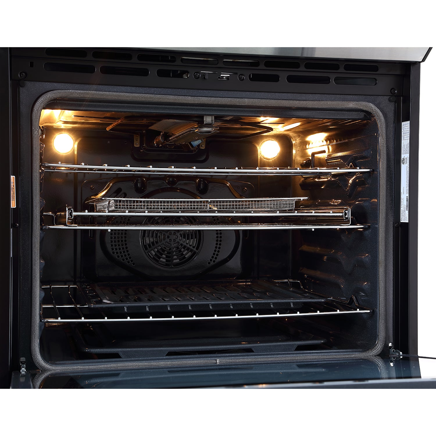 30 Inch Gas Range Inside Oven View