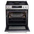 30 Inch Electric Range Front View Door Open