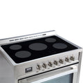 36 Inch Electric Range Cooktop View 
