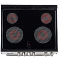 30 Inch Electric Range Top View Burners On