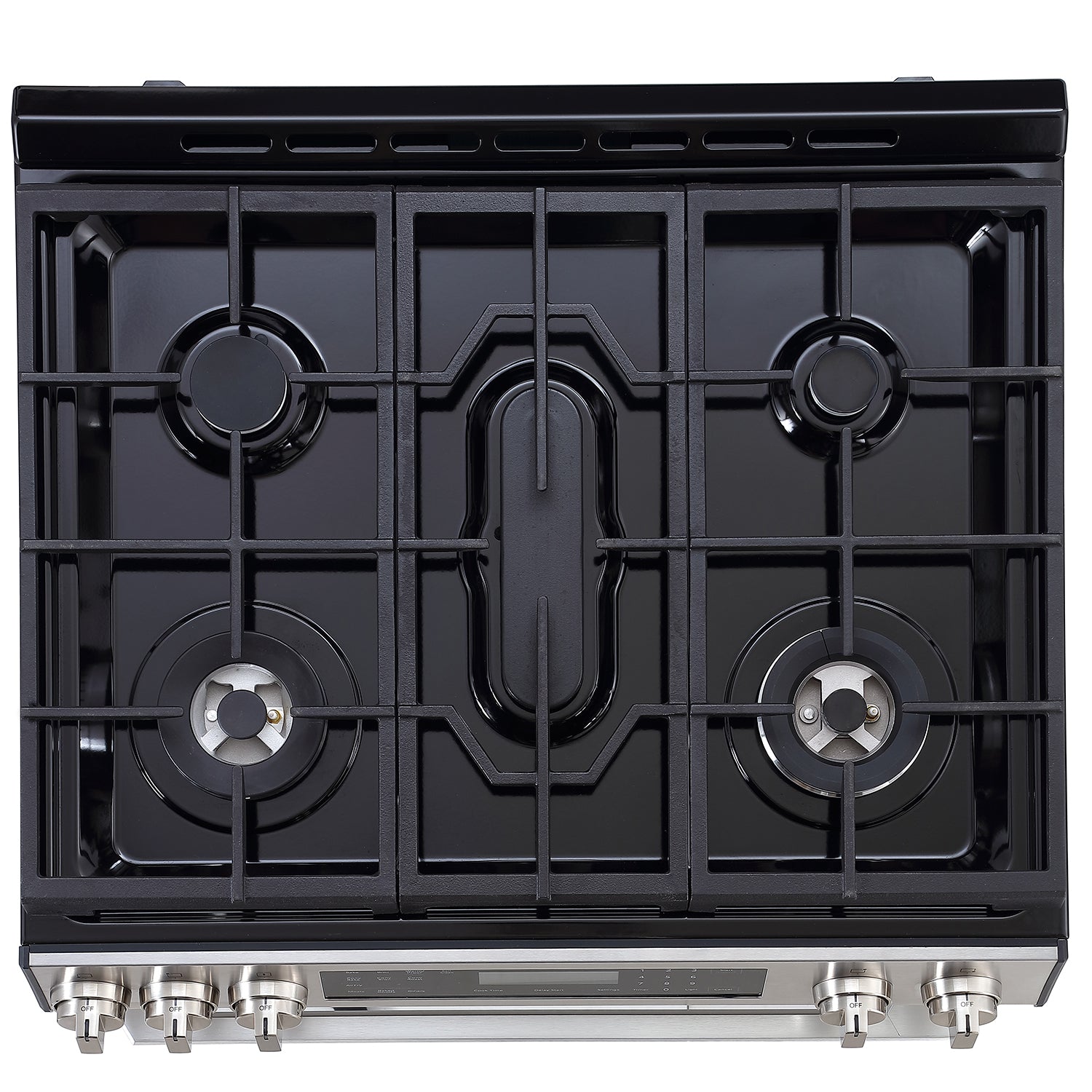 30 Inch Gas Range Top View