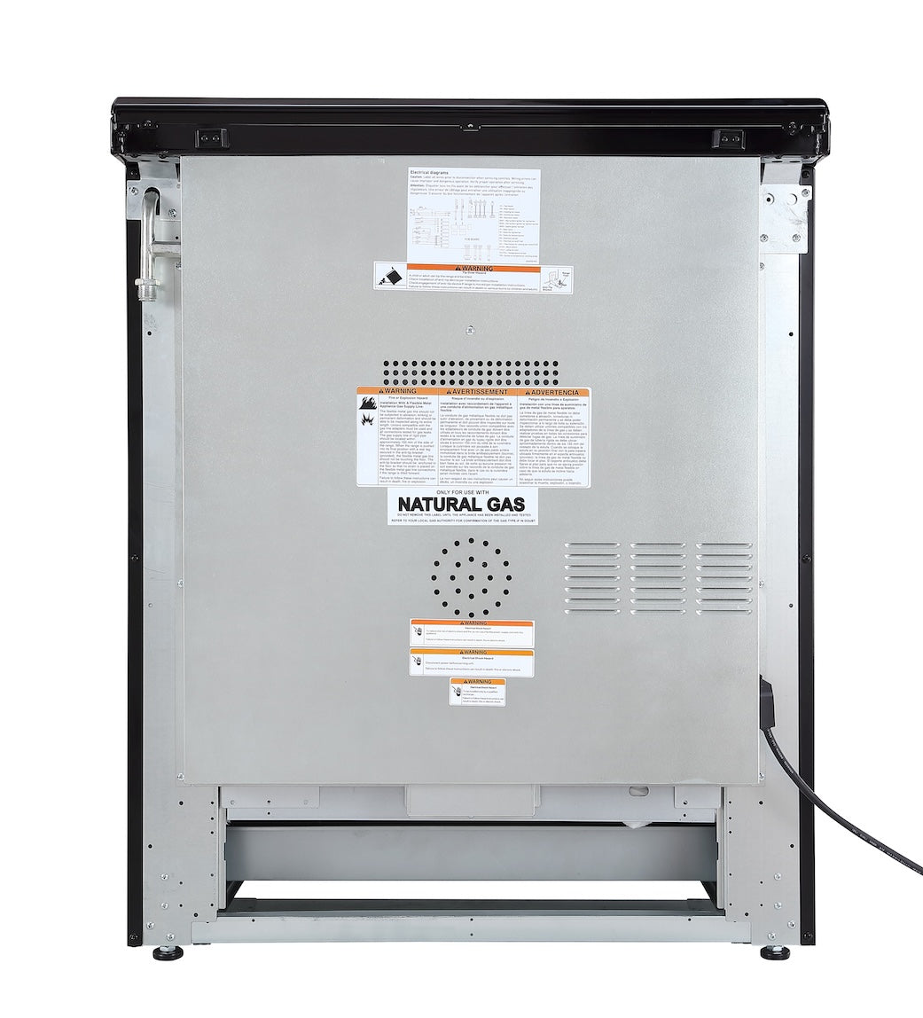 30 Inch Self-Cleaning Gas Range with AirFry and Glass